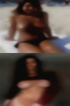 Beach horny woman
