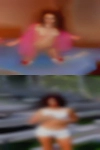Naked girls putting make